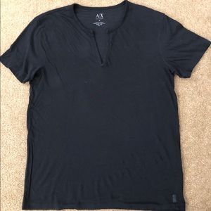 Armani Exchange Pima Cotton Henley
